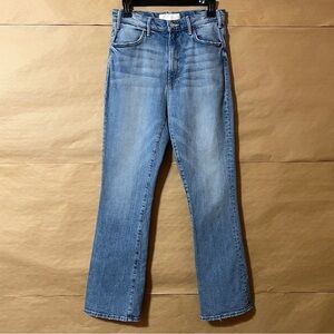 Mother Superior The Hustler Ankle Jeans High Rise Flare Denim I Confess Size 28